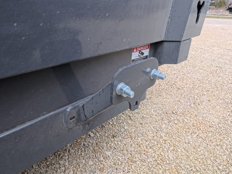 New 2026 Norstar 83 x 16 DCB Dump with 14K GVWR -Slide In Ramps, Scissor Hoist, Double Rear Swing Out Doors - Gray