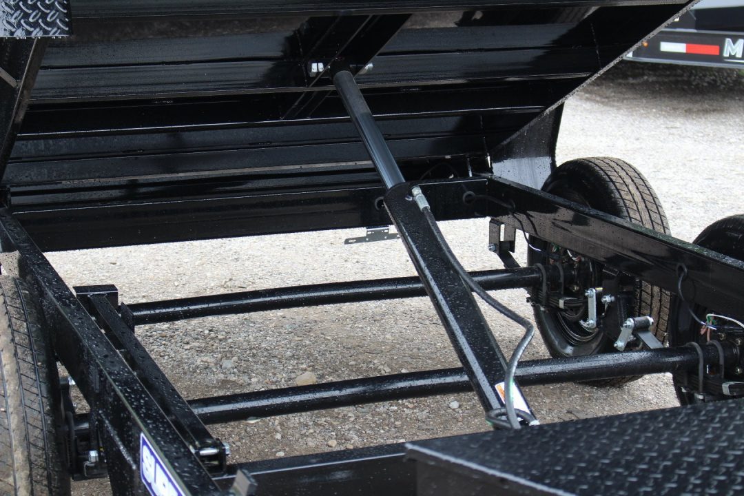 New 2026 Sure-Trac 5' x 10' Low Profile Homeowner Dump Trailer 7K TA - Single Ram (NO RAMPS)