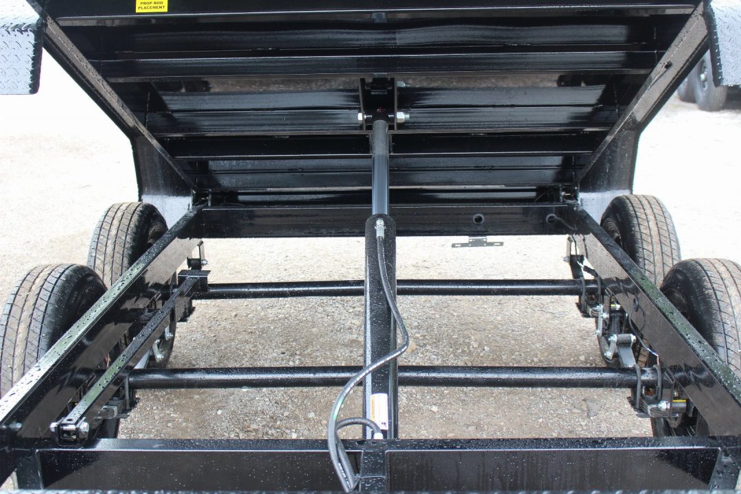 New 2026 Sure-Trac 5' x 10' Low Profile Homeowner Dump Trailer 7K TA - Single Ram (NO RAMPS)