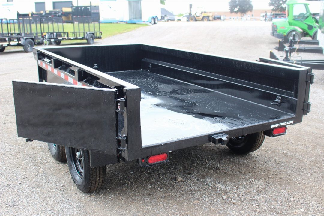 New 2026 Sure-Trac 5' x 10' Low Profile Homeowner Dump Trailer 7K TA - Single Ram (NO RAMPS)