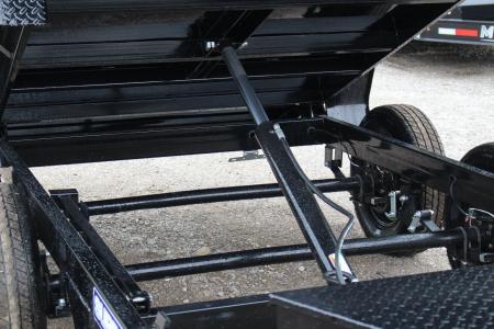 New 2026 Sure-Trac 5' x 10' Low Profile Homeowner Dump Trailer 7K TA - Single Ram (NO RAMPS)