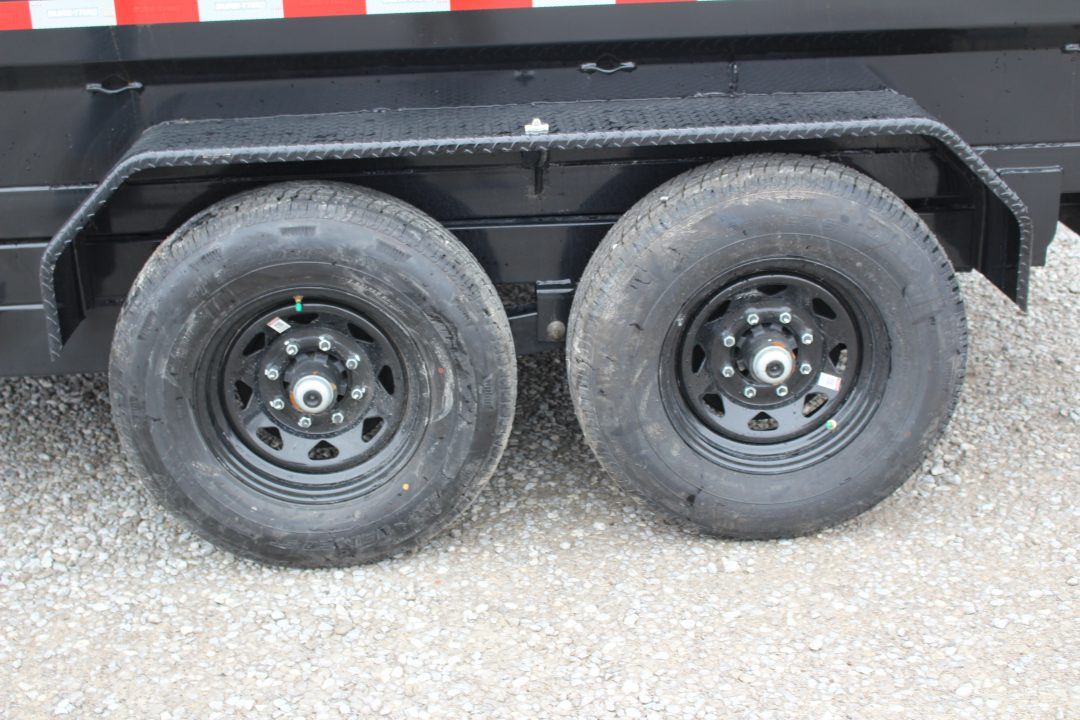 New 2026 Sure-Trac 7' x 12' Hydraulic Dump Trailer - Scissor Ram - 12000# GVW