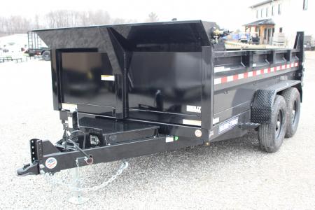 New 2026 Sure-Trac 7' x 12' Hydraulic Dump Trailer - Scissor Ram - 12000# GVW