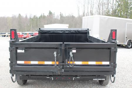 New 2026 Sure-Trac 7' x 12' Hydraulic Dump Trailer - Scissor Ram - 12000# GVW