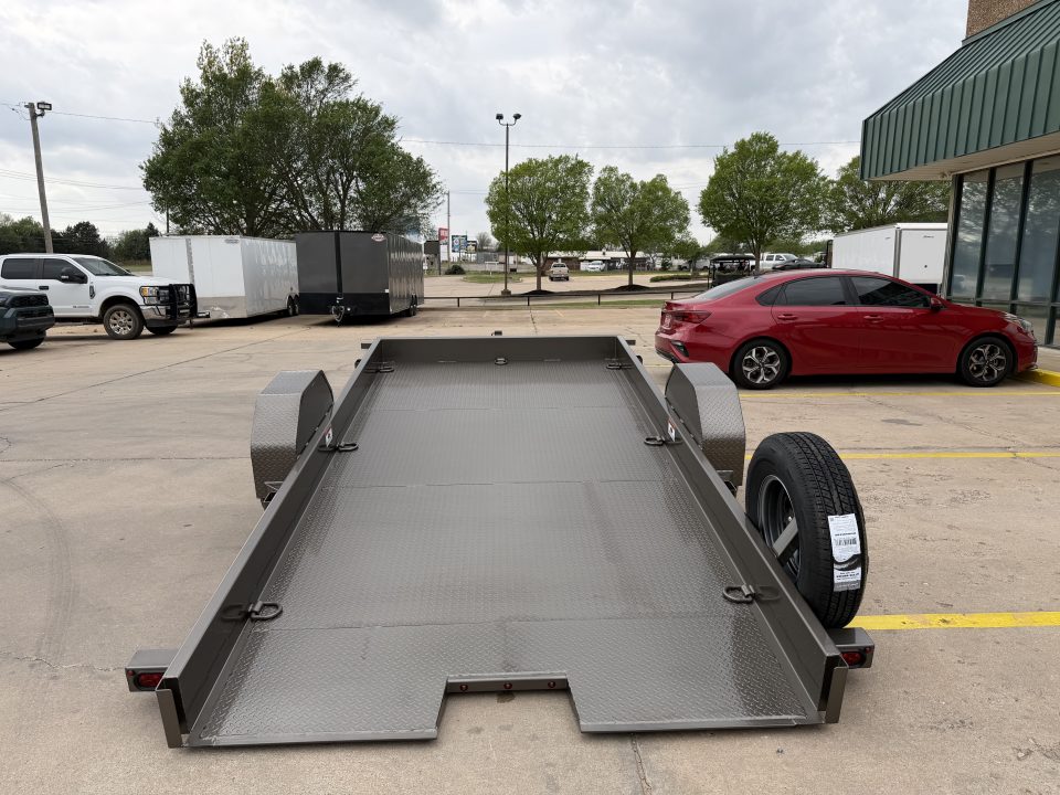 New #037701 2026 DIAMOND T SLT 14 X 79 SINGLE AXLE 7K SCISSOR LIFT TILT TRAILER W/ SPARE