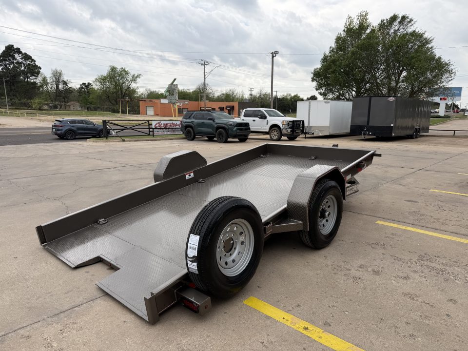 New #037701 2026 DIAMOND T SLT 14 X 79 SINGLE AXLE 7K SCISSOR LIFT TILT TRAILER W/ SPARE