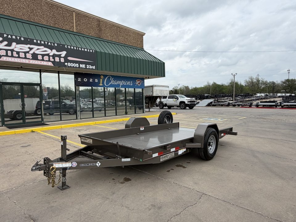 New #037701 2026 DIAMOND T SLT 14 X 79 SINGLE AXLE 7K SCISSOR LIFT TILT TRAILER W/ SPARE