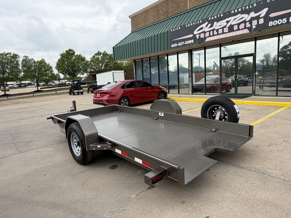 New #037701 2026 DIAMOND T SLT 14 X 79 SINGLE AXLE 7K SCISSOR LIFT TILT TRAILER W/ SPARE