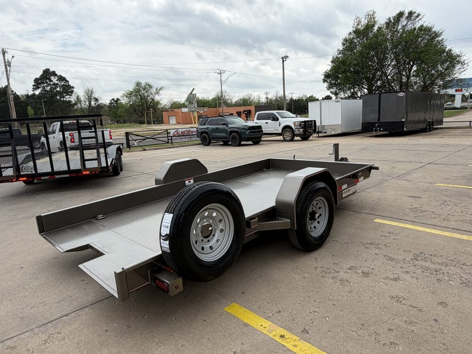 New #037701 2026 DIAMOND T SLT 14 X 79 SINGLE AXLE 7K SCISSOR LIFT TILT TRAILER W/ SPARE