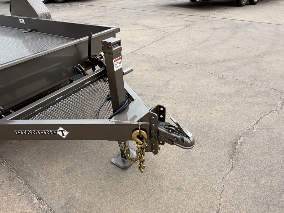 New #037701 2026 DIAMOND T SLT 14 X 79 SINGLE AXLE 7K SCISSOR LIFT TILT TRAILER W/ SPARE
