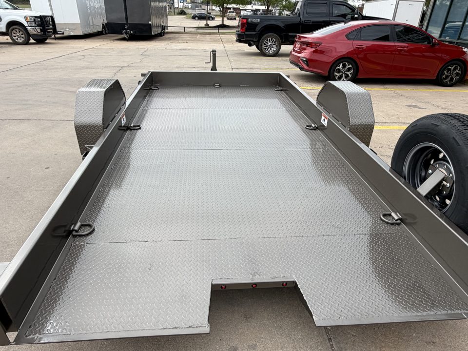 New #037701 2026 DIAMOND T SLT 14 X 79 SINGLE AXLE 7K SCISSOR LIFT TILT TRAILER W/ SPARE