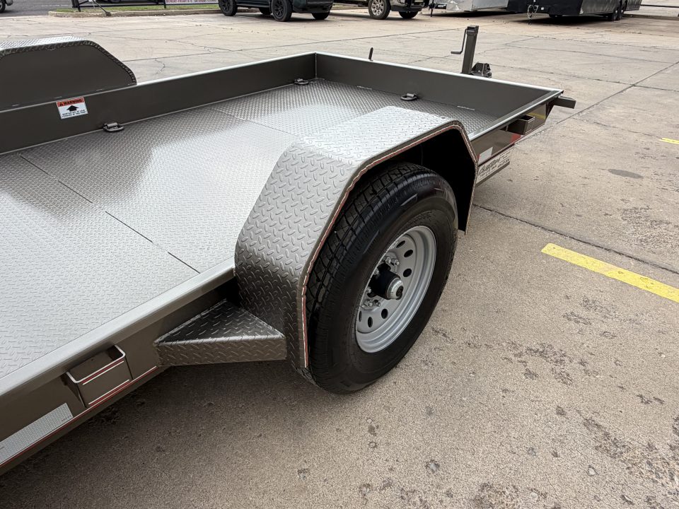 New #037701 2026 DIAMOND T SLT 14 X 79 SINGLE AXLE 7K SCISSOR LIFT TILT TRAILER W/ SPARE