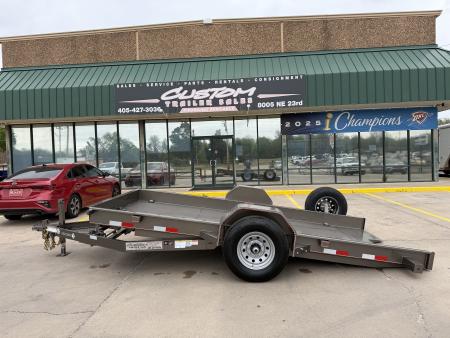 New #037701 2026 DIAMOND T SLT 14 X 79 SINGLE AXLE 7K SCISSOR LIFT TILT TRAILER W/ SPARE