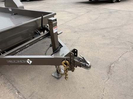 New #037701 2026 DIAMOND T SLT 14 X 79 SINGLE AXLE 7K SCISSOR LIFT TILT TRAILER W/ SPARE