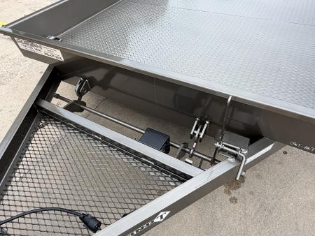 New #037701 2026 DIAMOND T SLT 14 X 79 SINGLE AXLE 7K SCISSOR LIFT TILT TRAILER W/ SPARE