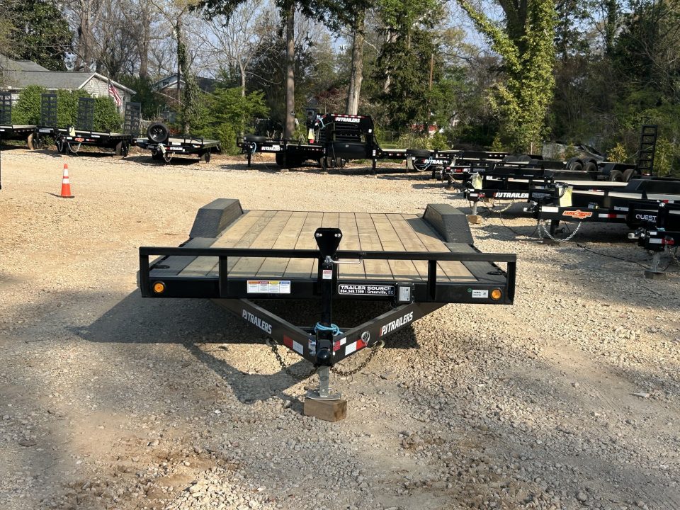 New 2026 PJ Trailers 7x20 TA 10k B5 Driveover Car Hauler Equipment Trailer