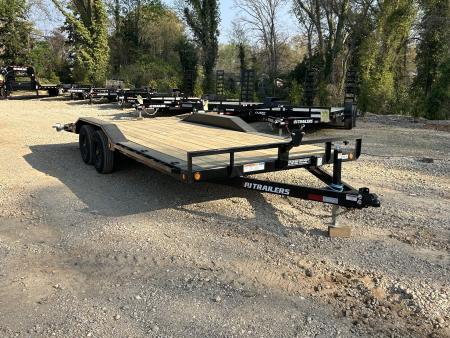 New 2026 PJ Trailers 7x20 TA 10k B5 Driveover Car Hauler Equipment Trailer