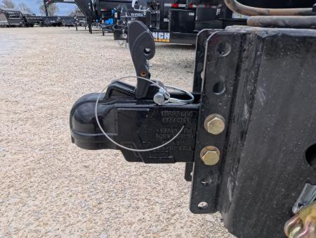 New 2026 Iron Bull 83 x 14 DWB Legendary Reserve Model 14K GVWR, 14 ply Tires, Hydraulic Jack, Scissor Hoist, Aluminum Ramp, Matching Spare, Rear Supports and Solar Charger, Black Dump Trailer