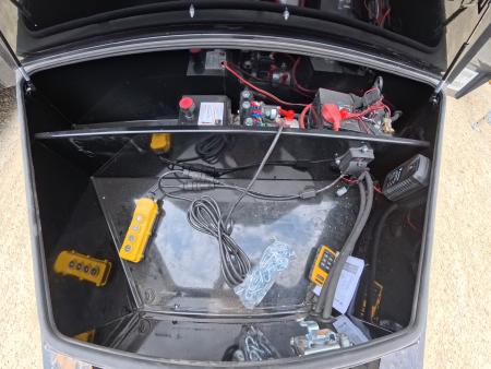 New 2026 Iron Bull 83 x 14 DWB Legendary Reserve Model 14K GVWR, 14 ply Tires, Hydraulic Jack, Scissor Hoist, Aluminum Ramp, Matching Spare, Rear Supports and Solar Charger, Black Dump Trailer