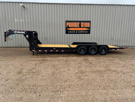 New 2026 PJ Trailers 26 Tilt Gooseneck Triple Axle T7 Trailer