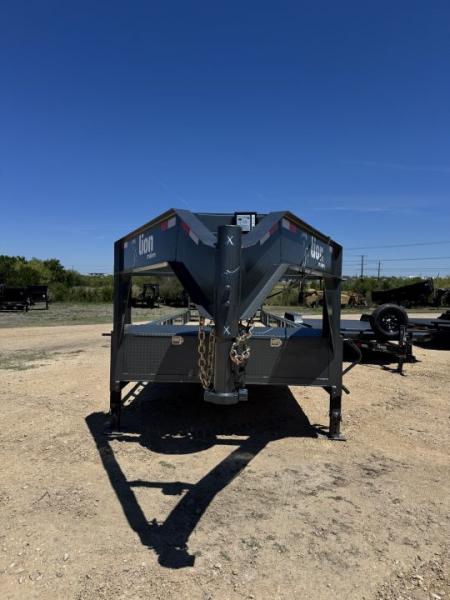 New 2026 Lion Trailers 22LBGNPT-1255 Flatbed Trailer