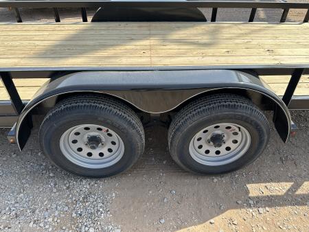 New 2026 Road Boss 83"x20' Tandem Axle Bumper Pull with Slide in Ramps & 4" Channel Frames Utility Trailer