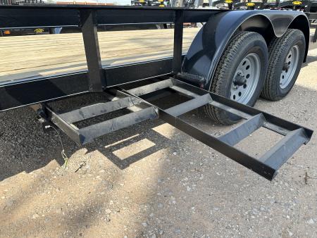 New 2026 Road Boss 83"x20' Tandem Axle Bumper Pull with Slide in Ramps & 4" Channel Frames Utility Trailer