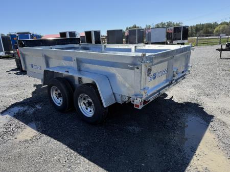 New 2026 BWISE DT612LP-LE-10 Galvanized Dump Trailer