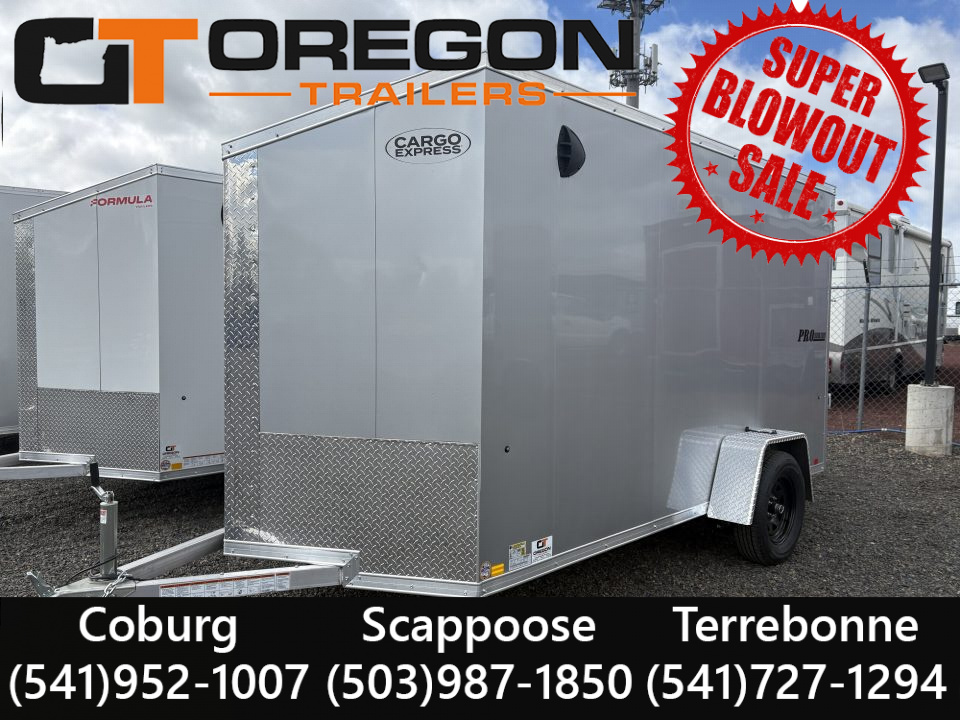 New 6x12 3k Aluminum Enclosed Cargo