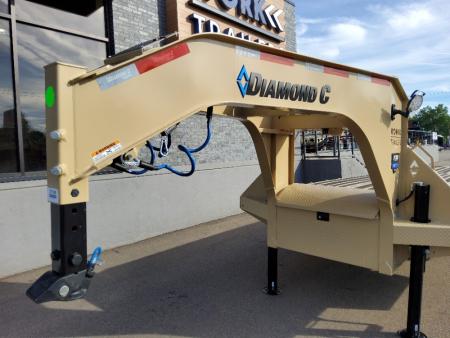 New 2026 Diamond C Trailers FMAX210HDT Flatbed Trailer