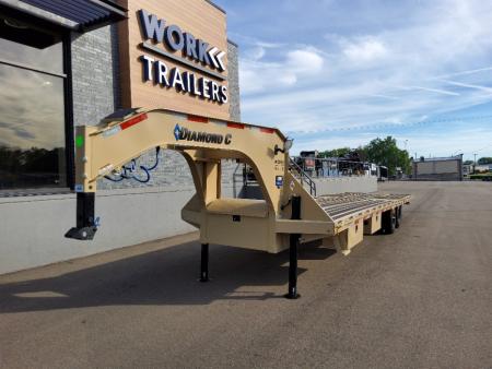 New 2026 Diamond C Trailers FMAX210HDT Flatbed Trailer