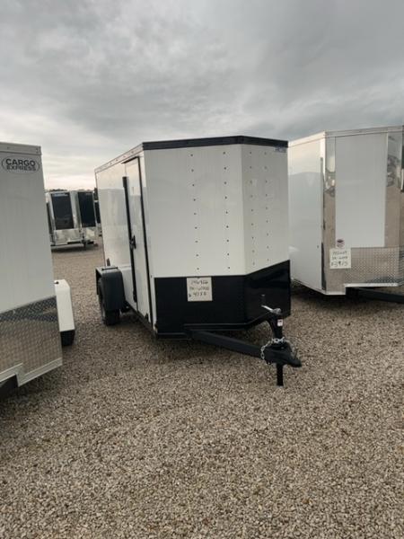 New 2026 Impact Trailers 5 x 10 Quake Flat Top V-Nose 3K