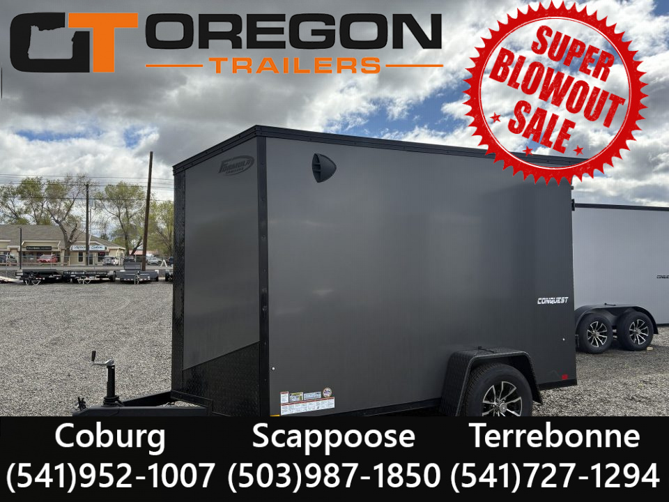 New 6x10 3k Conquest Enclosed Cargo