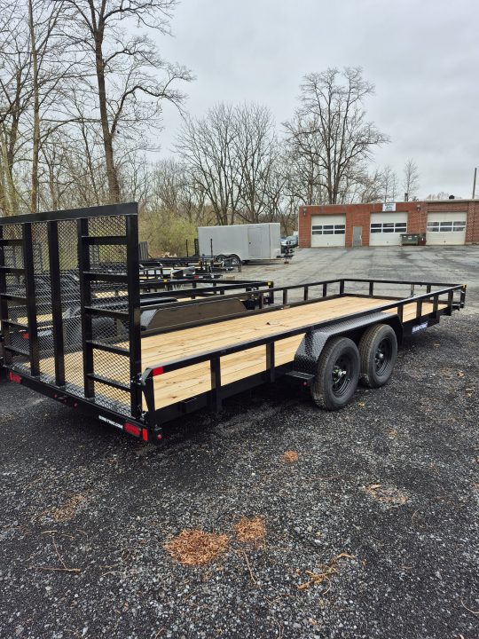 New 2026 Sure-Trac 7 x 20 7K Rated Tube Top Landscape Trailer
