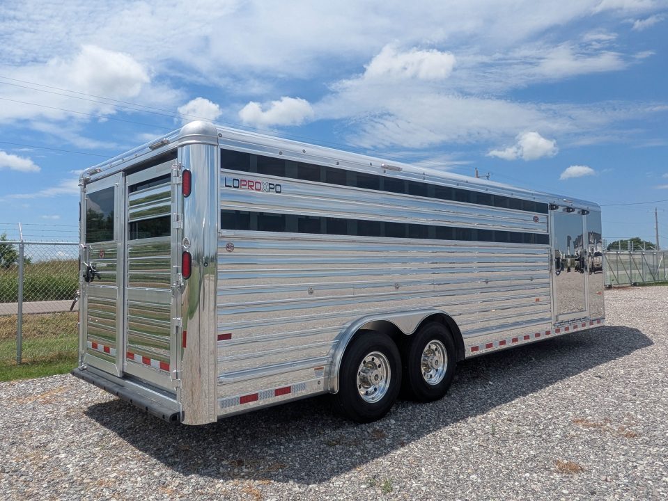 New 24' LoProXpo Club Calf Livestock Trailer