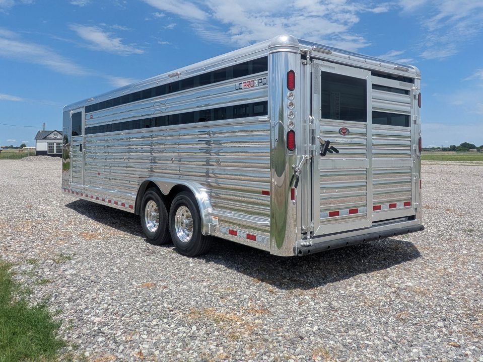 New 24' LoProXpo Club Calf Livestock Trailer