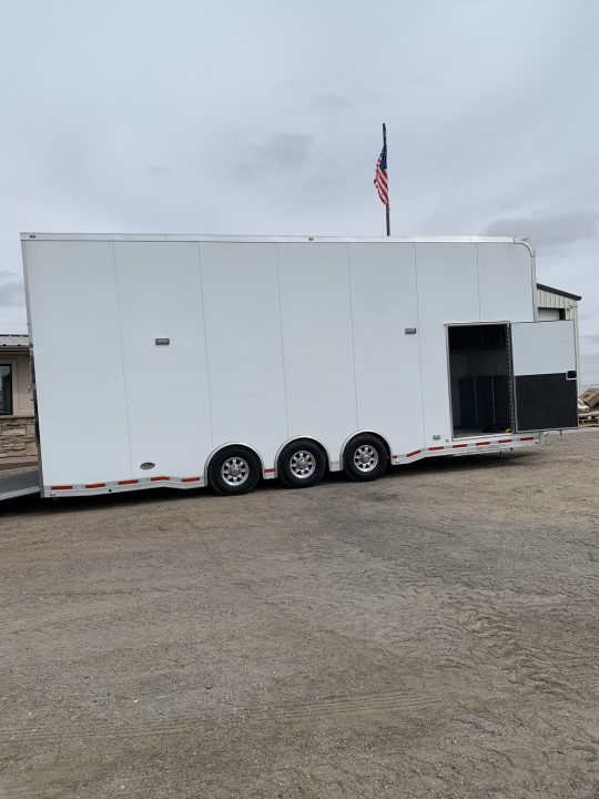 Used 2017 ATC ALTC 28' Stacker Car / Racing Trailer
