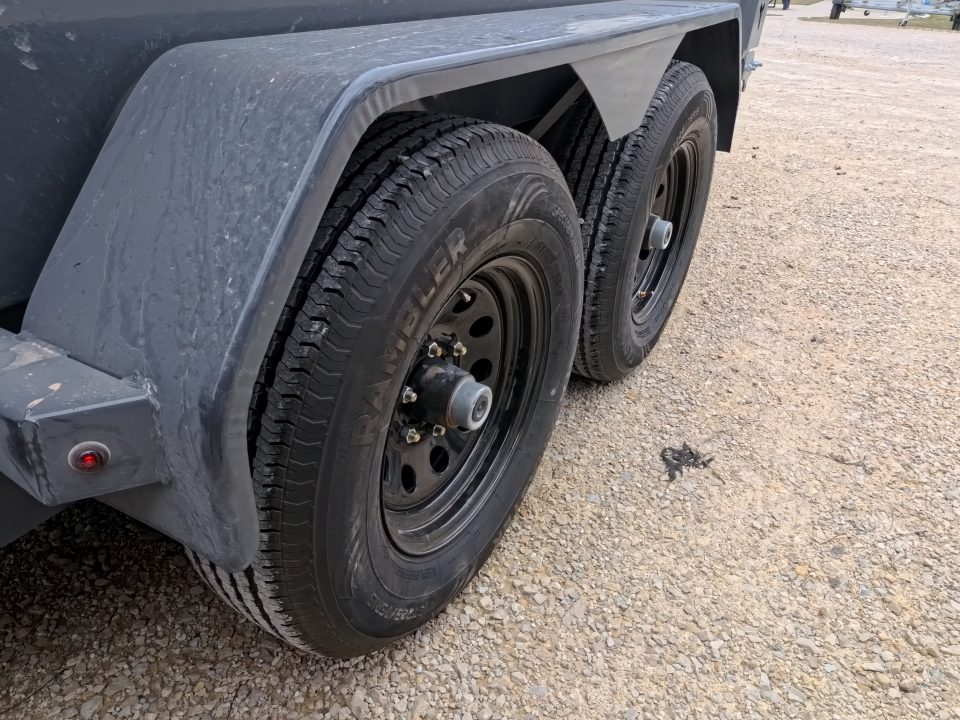 New 2026 Norstar 72x12 DCB Dump Trailer, 2)5200 lb. Axles, 2) Elec. Brakes, TH-516 Scissor Hoist, Slide-In Ramps