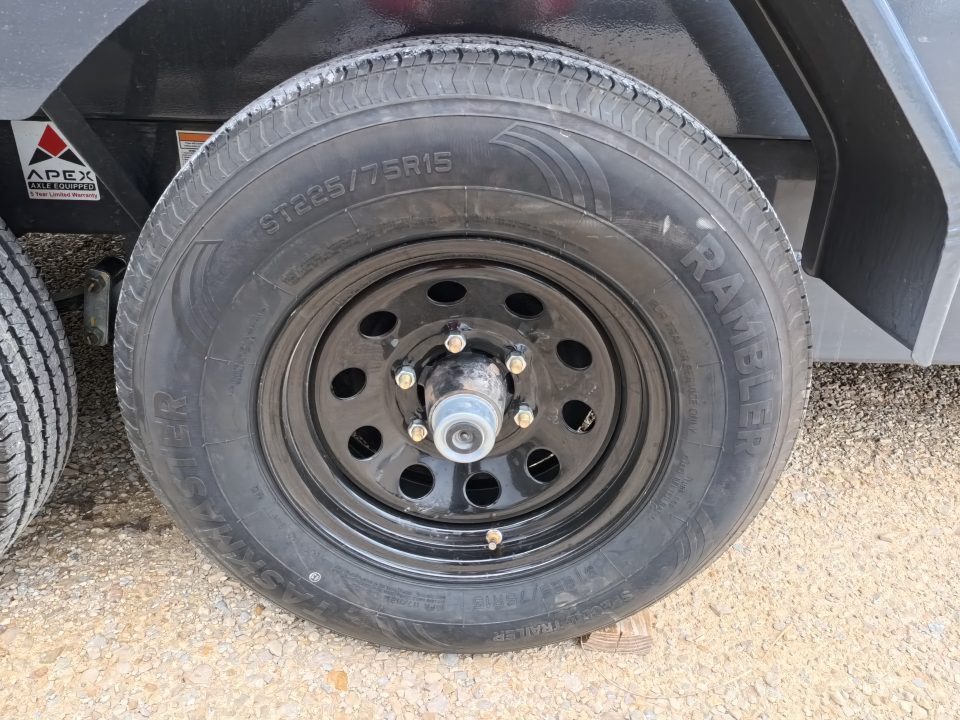 New 2026 Norstar 72x12 DCB Dump Trailer, 2)5200 lb. Axles, 2) Elec. Brakes, TH-516 Scissor Hoist, Slide-In Ramps