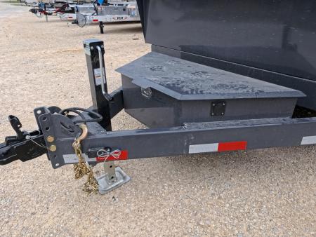 New 2026 Norstar 72x12 DCB Dump Trailer, 2)5200 lb. Axles, 2) Elec. Brakes, TH-516 Scissor Hoist, Slide-In Ramps