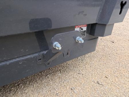 New 2026 Norstar 72x12 DCB Dump Trailer, 2)5200 lb. Axles, 2) Elec. Brakes, TH-516 Scissor Hoist, Slide-In Ramps