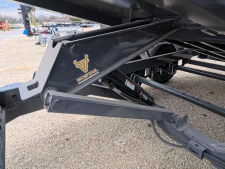 New 2026 Norstar 72x12 DCB Dump Trailer, 2)5200 lb. Axles, 2) Elec. Brakes, TH-516 Scissor Hoist, Slide-In Ramps