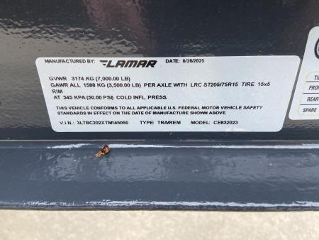 New Lamar Trailers 83"X20' Car Hauler