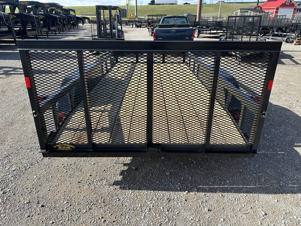 New 2026 Road Boss 77"x14' Tandem Axle Bumper Pull w/ Dove tail & 3' Gate Utility Trailer