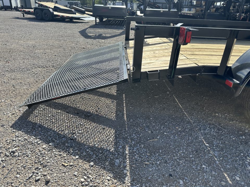 New 2026 Road Boss 77"x14' Tandem Axle Bumper Pull w/ Dove tail & 3' Gate Utility Trailer