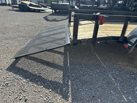 New 2026 Road Boss 77"x14' Tandem Axle Bumper Pull w/ Dove tail & 3' Gate Utility Trailer