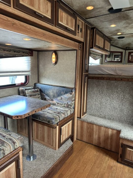 Consignment 2012 Trails West Sierra 2 Horse 8x13 Living Quarter