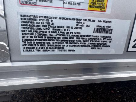 New 2026 Haulmark 8.5x16 Passport Cargo / Enclosed Trailer