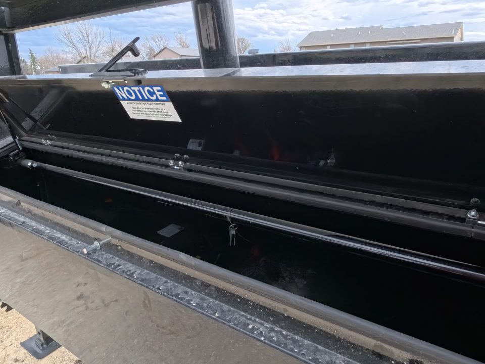 New 2026 Iron Bull 83 x 16 DTG Dump Trailer - Black with 2)7K Straight Axles, 2) Electric Brakes, Aluminum Slide-In Ramps, 24" 10 Gauge Dump Sides, 10 Ply Tires