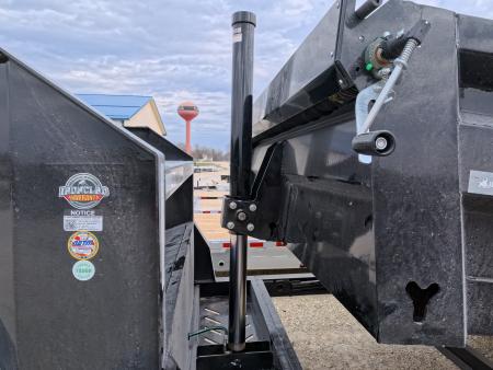 New 2026 Iron Bull 83 x 16 DTG Dump Trailer - Black with 2)7K Straight Axles, 2) Electric Brakes, Aluminum Slide-In Ramps, 24" 10 Gauge Dump Sides, 10 Ply Tires